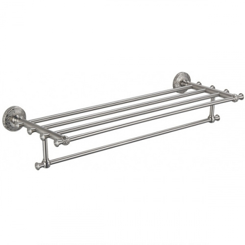 картинка Полка ZorG SL AZR 14 SL Серебро от магазина Сантехстрой