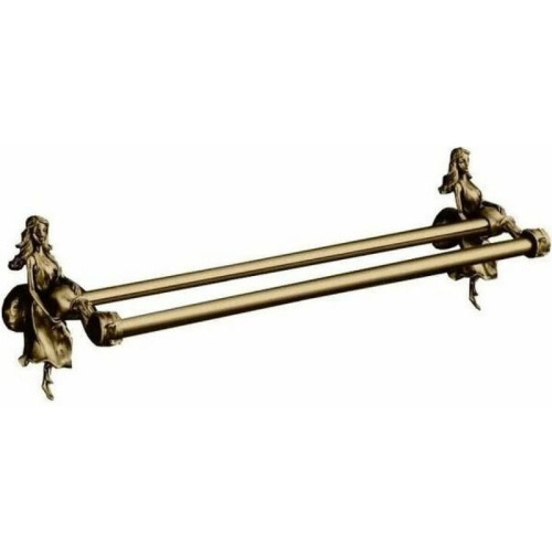 картинка Полотенцедержатель Art&Max Athena AM-0618-B двойной Бронза от магазина Сантехстрой