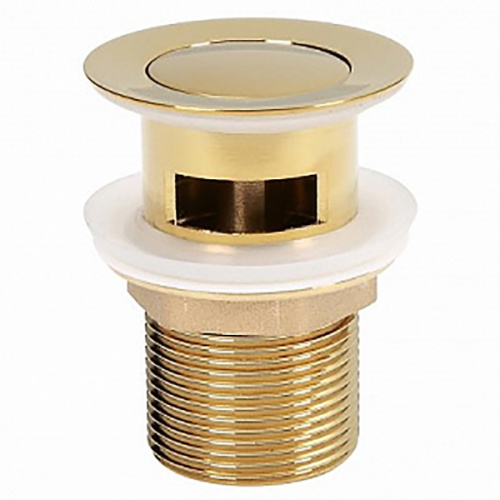 картинка Выпуск для умывальника IDDIS Cloud золото (CLOG000i88) от магазина Сантехстрой