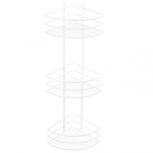 картинка Полка Fixsen угловая трехэтажная белая (FX-710W-3) от магазина Сантехстрой