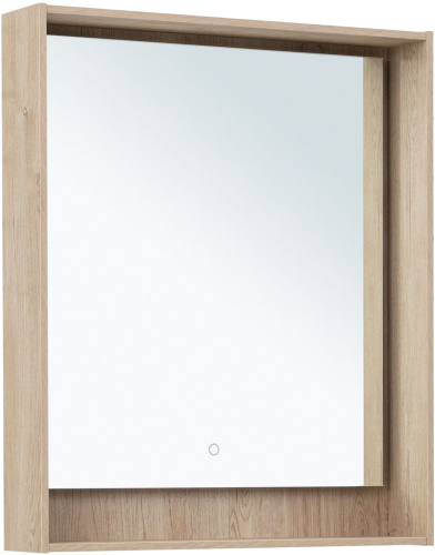 картинка Зеркало Милан 70 LED цв. дуб светлый (336404) от магазина Сантехстрой