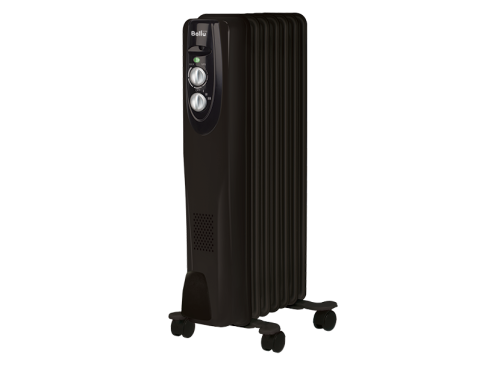 картинка Масляный радиатор Ballu BOH/CL-07BRN black от магазина Сантехстрой