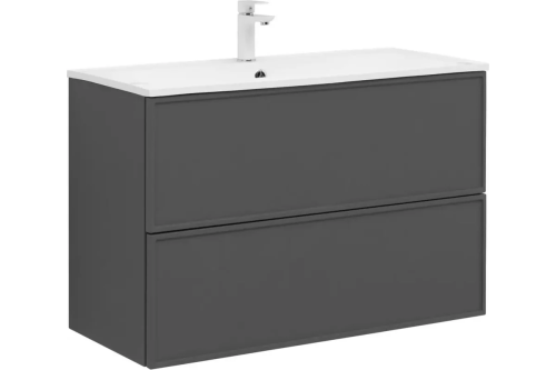 картинка Тумба под раковину Aquanet Арт 100 ясень графит 329614 00329614 от магазина Сантехстрой