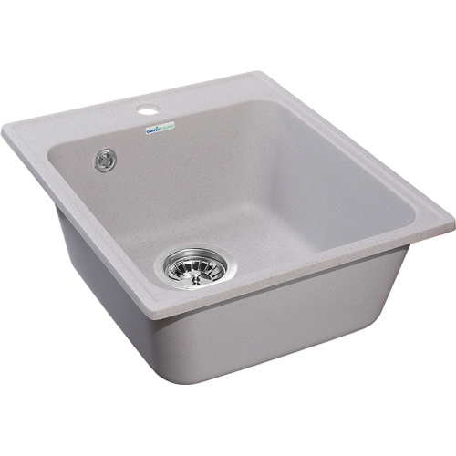 картинка Кухонная мойка GranFest Quarz GF-Z17 Серая от магазина Сантехстрой
