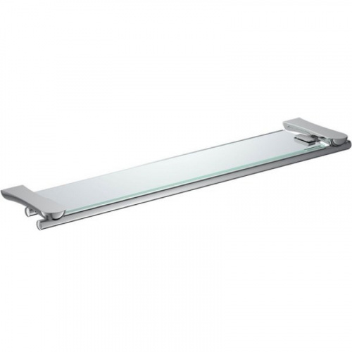 картинка Полка стеклянная с бортиком RUSH Luson (LU16611) от магазина Сантехстрой