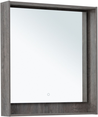 картинка Зеркало Милан 80 LED цв. дуб рошелье (336395) от магазина Сантехстрой