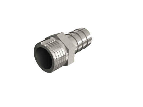 картинка Штуцер, Н, 1/2", 14, TIN латунь от магазина Сантехстрой