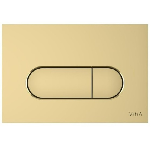 картинка 740-2224 Root Round панель смыва, золото от магазина Сантехстрой