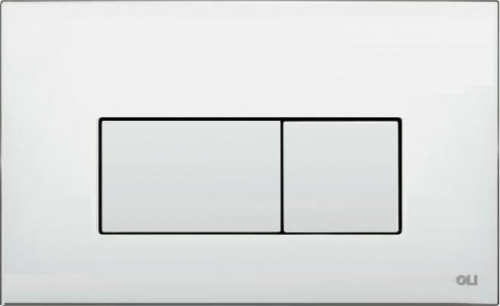 картинка Кнопка смыва OLI Strim 641506 хром матовый от магазина Сантехстрой