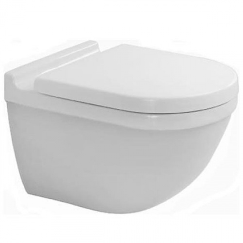 картинка Унитаз Duravit Starck 3 2225090000 подвесной без крышки-сиденья от магазина Сантехстрой