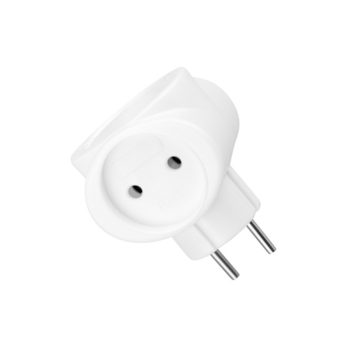 картинка Тройник электрический 220 В 6 А белый REXANT от магазина Сантехстрой