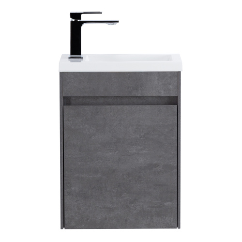 картинка Тумба под раковину подвесная BelBagno PIETRA MINI-400-1A-SO-SCM-R Stucco Cemento от магазина Сантехстрой