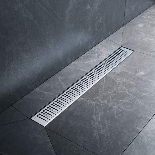 картинка W01SC-P11-060-01SB MasterFlow Трап для душа линейный универс затвор Cut Gradient 60см цвет сталь мат от магазина Сантехстрой