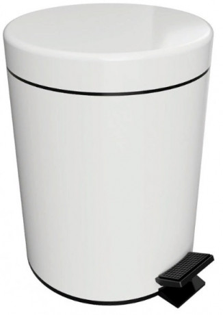 картинка Мусорное ведро 5л белый Bemeta 104315014 от магазина Сантехстрой