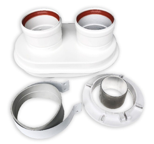 картинка Адаптер моноблочный Ø60/100-Ø80/80 универсальный от магазина Сантехстрой