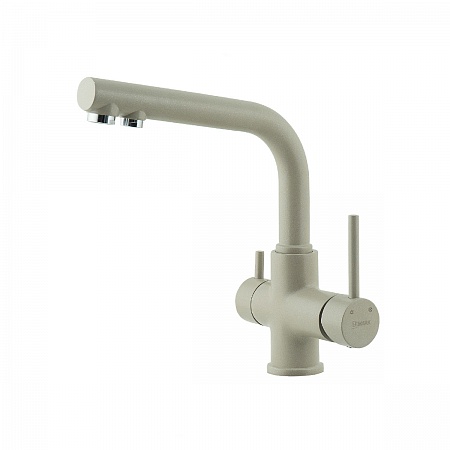 картинка Смеситель для кухни Lemark COMFORT с подключением к фильтру питьевой воды, цвет: грей (LM3061PGR) от магазина Сантехстрой
