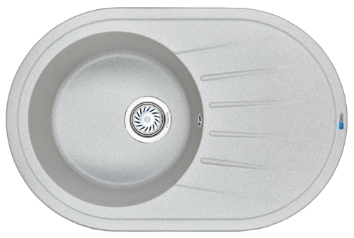 картинка Кухонная мойка GRANULA Standart (7601, БАЗАЛЬТ) от магазина Сантехстрой