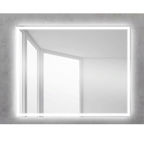 картинка Зеркало BelBagno 100 spc-grt-1000-600-led-btn Хром от магазина Сантехстрой