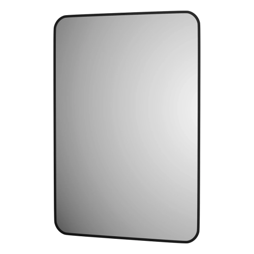 картинка Зеркало Defesto AURA DF 2969 70х100 см, с LED-подсветкой, без выключателя, нейтральный белый свет, рама черная от магазина Сантехстрой