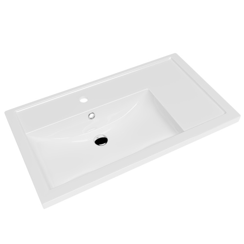 картинка Раковина мебельная Onika 81х45.3х19.5, керамика, цвет Белый (4640021065198) от магазина Сантехстрой