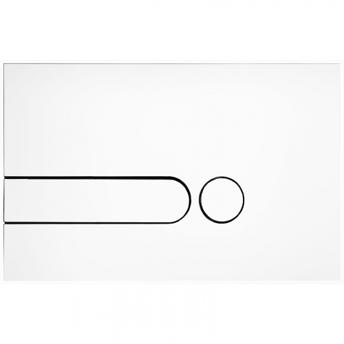 картинка Клавиша смыва Jacob Delafon E4326-00 Белая от магазина Сантехстрой