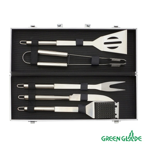 картинка Набор для гриля Green Glade SC003 5 предметов в чемодане от магазина Сантехстрой