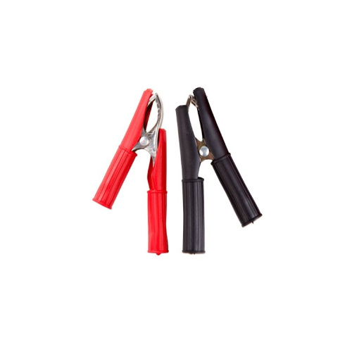 картинка Зажим крокодил в изоляторе REXANT,  длина 75 мм,  ток 30A,  2 шт. ,  пакет БОПП от магазина Сантехстрой