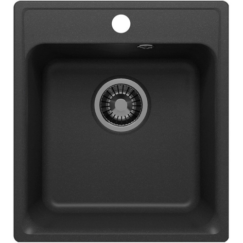 картинка Кухонная мойка Reflection Quadra 43 RF0243BL Черная от магазина Сантехстрой