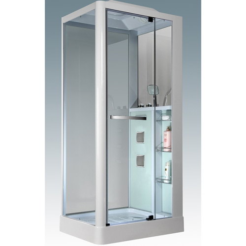 картинка Душевая кабина Grossman GR-123 110x90 профиль Белый стекло прозрачное от магазина Сантехстрой