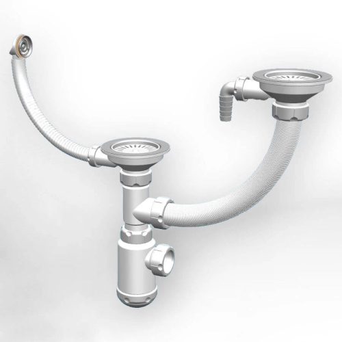 картинка Сифон для кухонных моек GRAND (СФ-0007) от магазина Сантехстрой