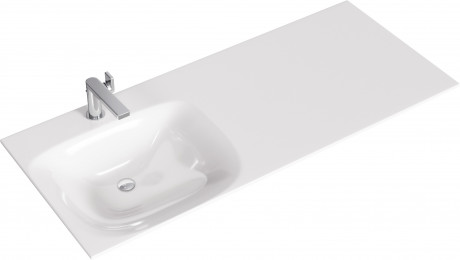 картинка Раковина над стиральной машиной 115х50 см Aqwella Forma FOR.11.04.D-L от магазина Сантехстрой