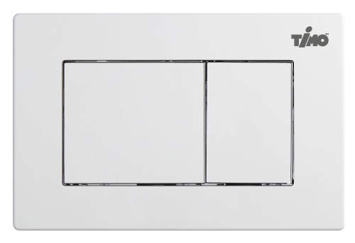 картинка Кнопка смыва TIMO REKO 250x165 white (FP-004W) от магазина Сантехстрой