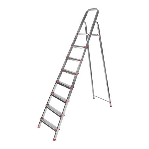 картинка Стремянка металлическая 8 ступенек,  усиленный профиль REXANT от магазина Сантехстрой