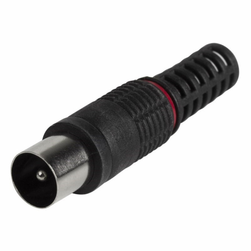 картинка TV-разъем штекер без пайки черный PROconnect от магазина Сантехстрой