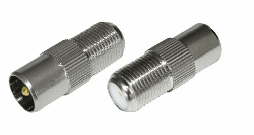 картинка Переходник гнездо F – штекер TV REXANT от магазина Сантехстрой