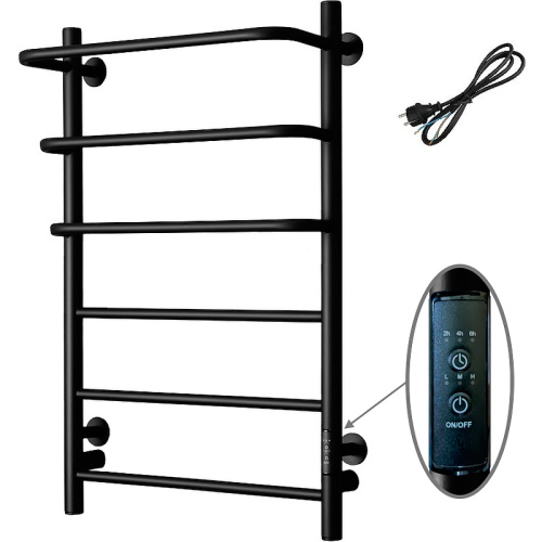 картинка Электрический полотенцесушитель Тругор ПЭК 19 СП 80x50 Черный от магазина Сантехстрой