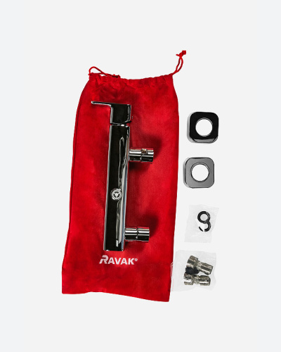 фотография смеситель для душа ravak 10° td 032.00/150 хром (x070066)