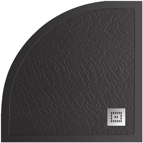 картинка Душевой поддон из искусственного камня BelBagno Uno 90x90 TRAY-MR-UNO-R-90-550-35-NERO Черный от магазина Сантехстрой