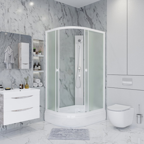 картинка Душевая кабина Niagara Promo, 100x80x215R, матовое от магазина Сантехстрой