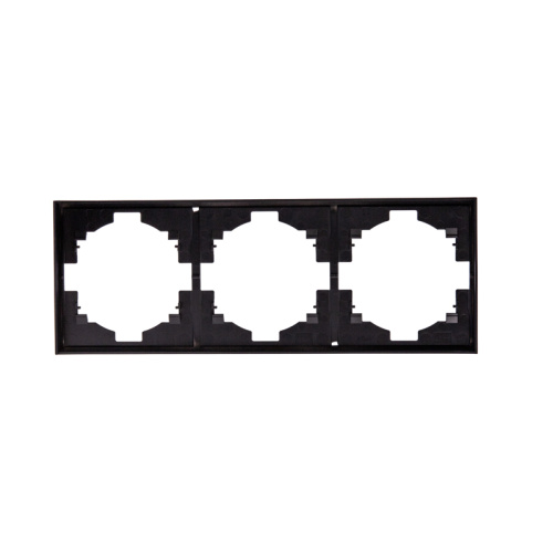 картинка Рамка STRONG 3-постовая антрацит KRANZ от магазина Сантехстрой