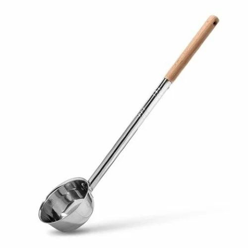 картинка .ЧЕРПАК  МАСТЕР  0,5 л НЕРЖ. ручка-бук от магазина Сантехстрой