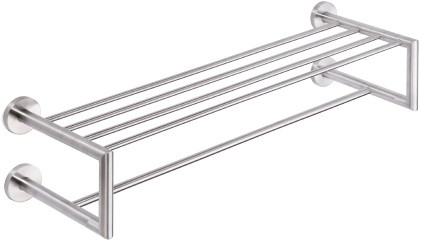 картинка Полка для полотенец двойная 65,5 см Bemeta Neo 104205105 от магазина Сантехстрой