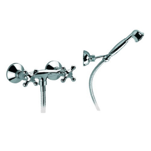 картинка Daniel Revival Смеситель для душа, с душевым комплектом (ручная лейка, держатель, шланг150), хром от магазина Сантехстрой