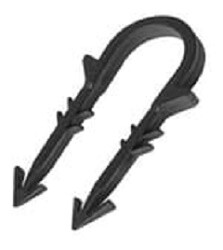 картинка Скоба якорная, BIS, D-14-20, 58 мм, цвет-чёрный, длинная, упаковка 300 шт от магазина Сантехстрой