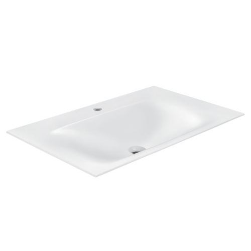 картинка Раковина VCB-1F800W из искусственного камня, цвет белый от магазина Сантехстрой