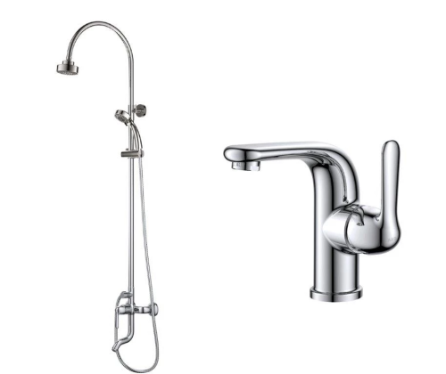 фото комплект смесителей d&k da1340006set хром