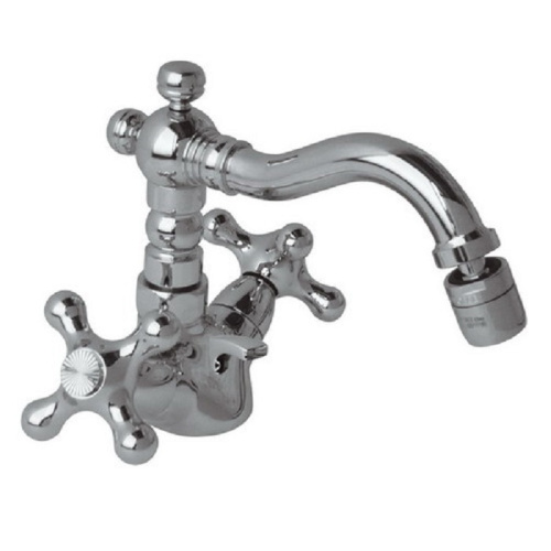 картинка Daniel Revival Смеситель на биде, излив поворотный, с донным клапаном, хром от магазина Сантехстрой