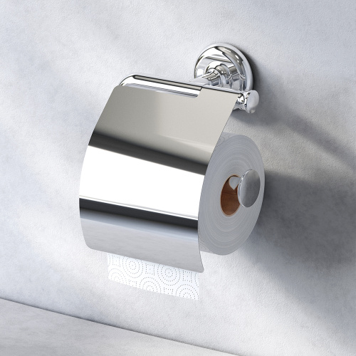 картинка A80341500 Like, Держатель для туалетной бумаги с крышкой от магазина Сантехстрой
