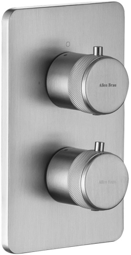 изображение смеситель для ванны allen brau priority 5.31314-bn (с внутренней частью) никель браш