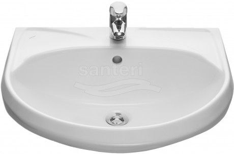 картинка Раковина 57,5х47 см Santeri West 1.3111.8.S00.11B.0 от магазина Сантехстрой